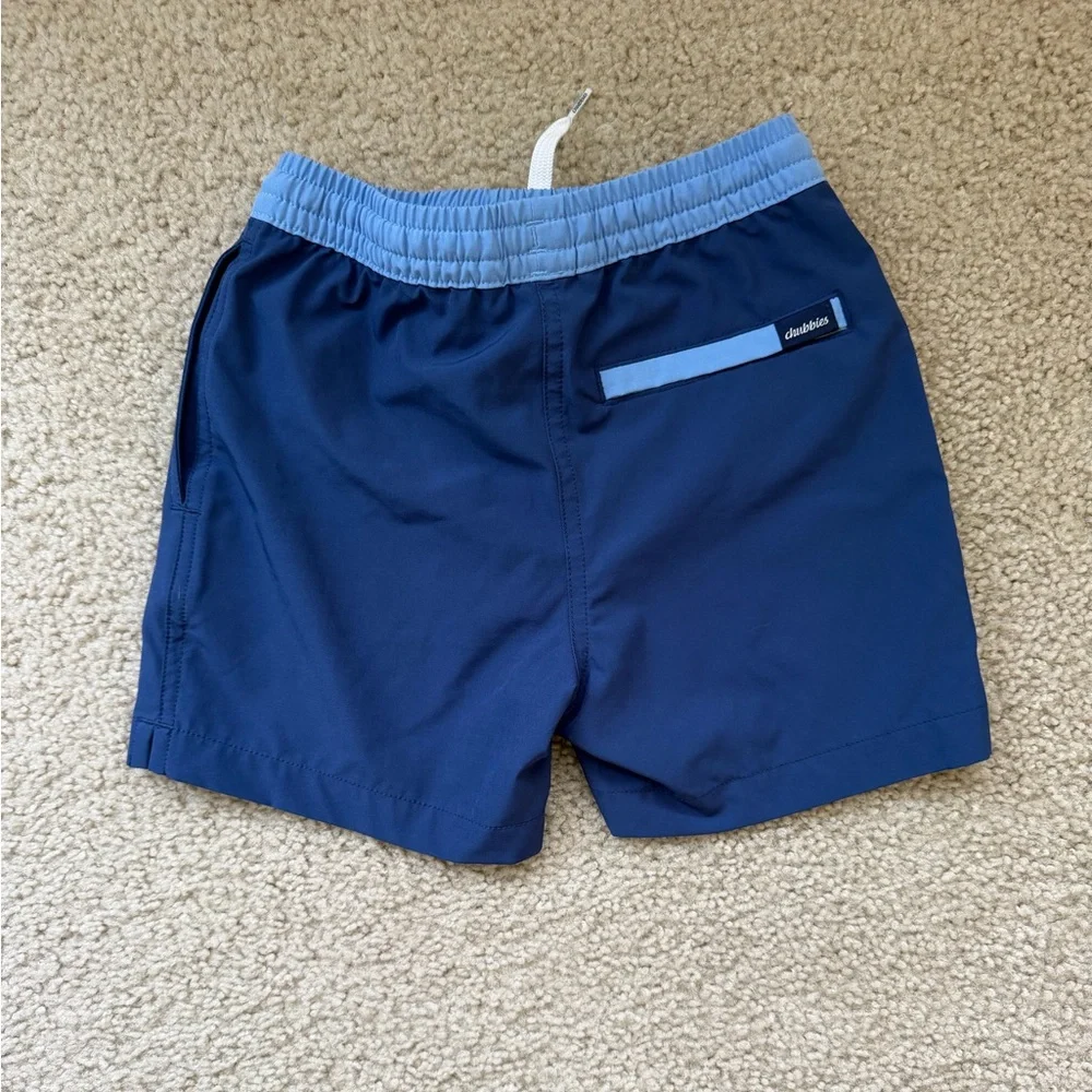 Boy’s Chubbies Blue Swim Trunks XS ( 6/7)) - Picture 2 of 2